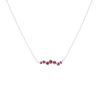 Cascade Red Ruby Necklace