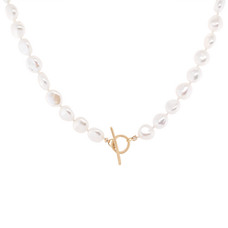*One of Kind* Keshi Pearl Toggle Necklace