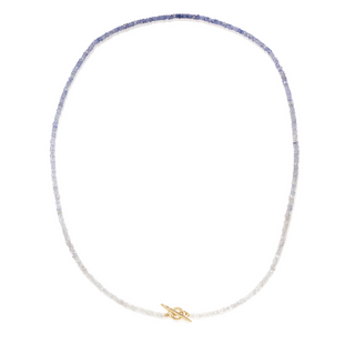 *One of Kind* Ombre Sapphire Toggle Necklace