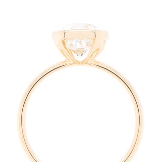 1.68ct Vintage Old Mine Diamond 'Anne' Bezel Basket Ring