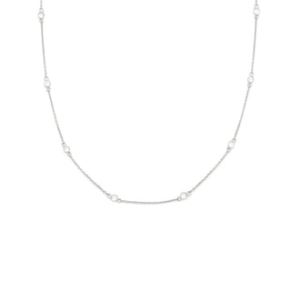 Floatesse Necklace | Silver CZ