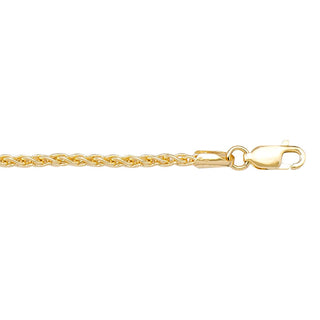 2.2mm Solid Round Wheat Link Chain