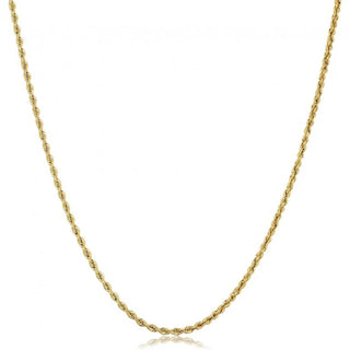 1.8mm Hollow Rope Chain | 10k