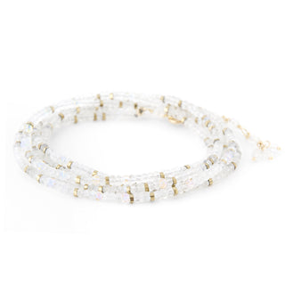 Moonstone Wrap Bracelet - Necklace