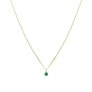 Element Necklace | Emerald | 14k