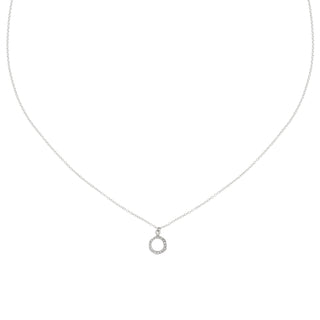 Mini "Everlasting Love" Pave Diamond Necklace