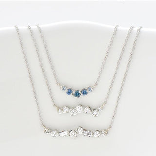 Small Graduated Blue Sapphire Necklace - Anne Sportun Fine Jewellery