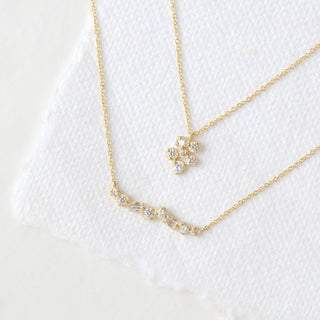 Cascade Diamond Bar Necklace - Anne Sportun Fine Jewellery