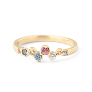 Multi-Coloured Sapphire Festival Ring - Anne Sportun Fine Jewellery