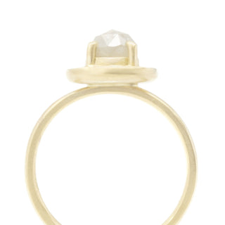 One of a Kind Snowy Rosecut Diamond Ring - Anne Sportun Fine Jewellery