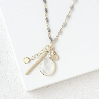 Gold Tied Ombre Gemstone Wrap Bracelet - Anne Sportun Fine Jewellery