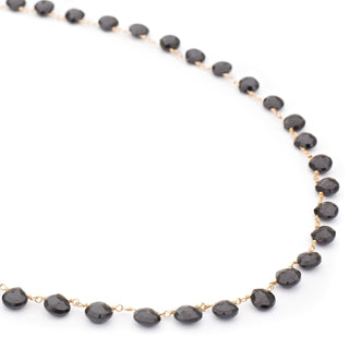 Heart-shaped Black Spinel Necklace - Anne Sportun Fine Jewellery