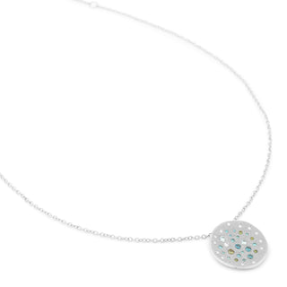 Large Seafoam Diamond Stardust Necklace