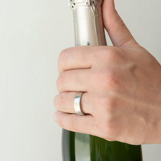 Anne Sportun Mens Wedding Band - Champagne Shot