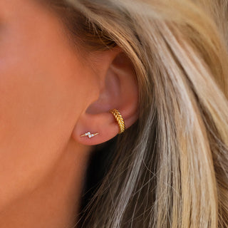 Braided Ear Cuff | Gold