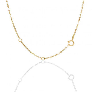 "M A M A" Letter Necklace | 10k Gold