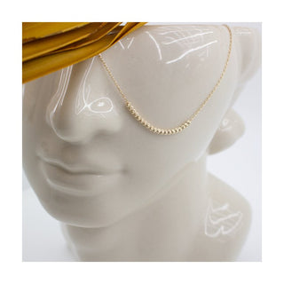 "Diamond Cut" Ball Necklace | 10k Gold