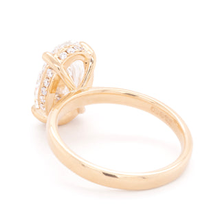 Custom 2.40ct Oval 'Alexa' Ring with Hidden Halo