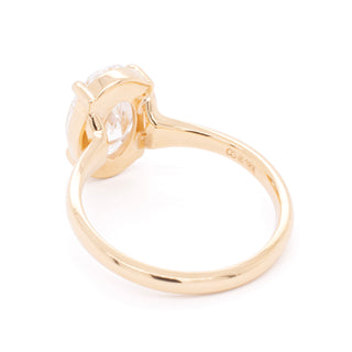 Custom 2.54ct Oval Tapered "Haley" Ring