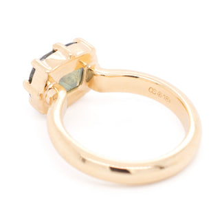 Custom 2.90ct Cushion Sapphire 8 Claw "Haley" Ring