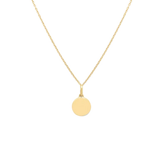Love Token Necklace Round | 14k | Diamond - Anne Sportun Fine Jewellery