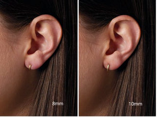 Tiny Hinged Hoop Earring - SINGLE