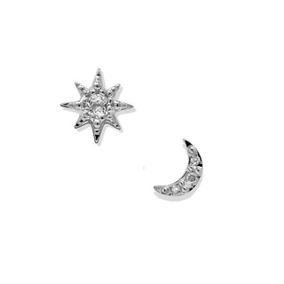 Starburst & Moon Crescent Mix Studs