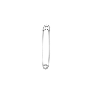 Safety Pin Charm | Large | 18k White
