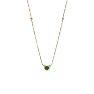 Emerald Dew Drop Bonheur Necklace