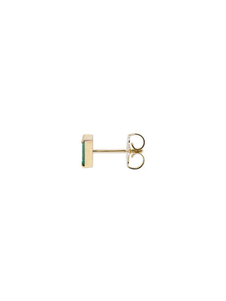 Emerald & Topaz Deux Carré Studs - Anne Sportun Fine Jewellery