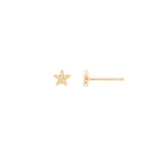 Diamond Star Stud Earrings