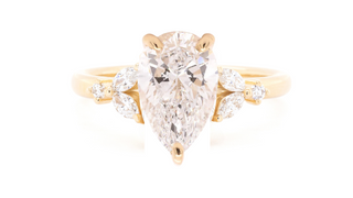 Custom 'Kathleen' 1.6ct Pear Diamond Setting