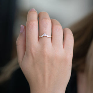 Art Deco Tapered Baguette Diamond Ring