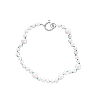 Color Tied Mixed Pearl Bracelet