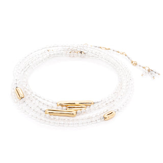 Five Gold Accent Gemstone Wrap , 18K Yellow Gold