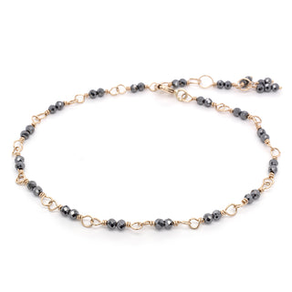 Hand-Tied Natural Gemstone Bracelet