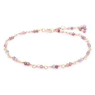 Hand-Tied Natural Gemstone Bracelet