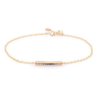 'Cove' Ombre Sapphire Bar Bracelet