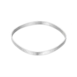5mm Silver Square Densa Bangle