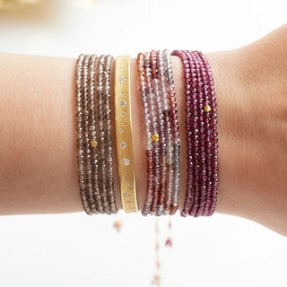 *Limited Edition* Taupe Champagne Garnet - Final Sale