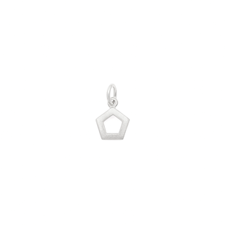Tiny Open Pentagonal Charm - Anne Sportun Fine Jewellery