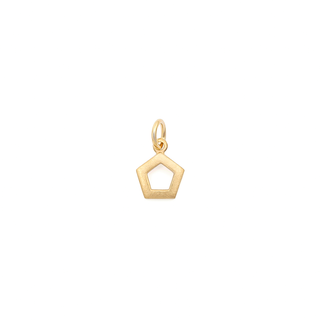 Tiny Open Pentagonal Charm - Anne Sportun Fine Jewellery