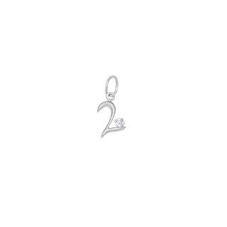 Number Charm with Diamond