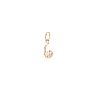 Number Charm with Diamond
