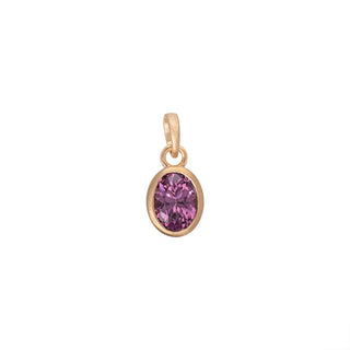 'Archive' No. 31 Oval Dusty Rose Spinel Charm