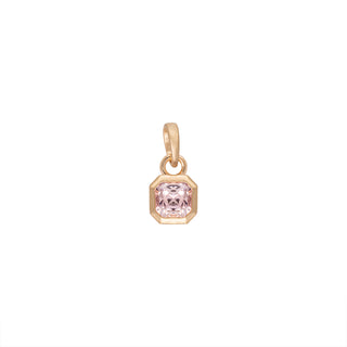 'Archive' No. 32 Ballet Pink Sapphire Asscher Charm