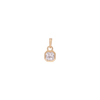 'Archive' No.16 0.51ct White Sapphire Ascher Cut Charm