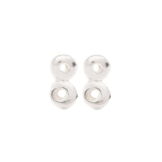 Double Dot Lucky Stone Stud Earrings