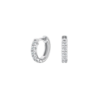 0.50ct Round Cut Lab Diamond Mini Huggies