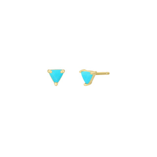Turquoise Mini Energy Gem | Gold Plated